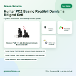 Hunter PCZ Basınç Regüleli Damlama Bölgesi Seti - Hunter PCZ damlama seti