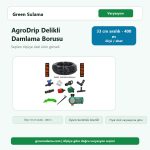 Fırat AgroDrip 16x1mm Delikli Damlama Borusu Seti 33cm 400 Fırat Damlama Sulama Borusu Setleri ürün görseli
