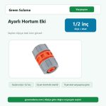 Üzümcü Ayarlı Hortum Eki – 1/2″ urun gorseli