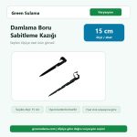 Hekimoğlu Damlama Boru Sabitleme Kazığı 15cm Hekimoğlu Damlama Sulama Sistemleri ürün görseli