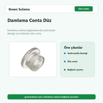 Damlama Conta Düz hortum ve bahçe sulama aksesuarı