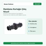Damlama Kurtağzı Çıkış Nipeli hortum ve bahçe sulama aksesuarı