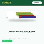 Sertsan Ekolüks Silikonlu Şeffaf Hortum ön sipariş görseli