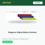 Sertsan Elegance Orijinal Bahçe Hortumu ön sipariş görseli
