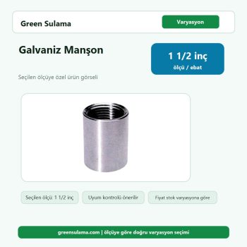 Trakya Galvaniz Manşon – 1 1/2″ urun gorseli