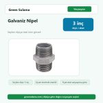 Trakya Galvaniz Nipel 3" Trakya Galvaniz Fittings Malzemeler ürün görseli