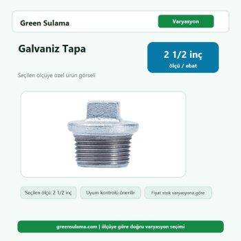Trakya Galvaniz Tapa – 2 1/2″ urun gorseli