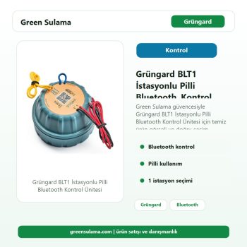 Grüngard BLT1 İstasyonlu Pilli Bluetooth Kontrol Ünitesi Green Sulama ana ürün görseli