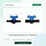 Hekimoğlu Küresel Mini Vana - Paketli Ürün tüm varyasyon seçenekleri