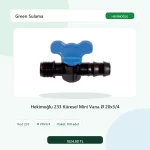 Hekimoğlu 233 Küresel Mini Vana Ø 20x3/4 - 100 Adet Paket gerçek katalog ürün görseli