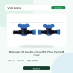 Hekimoğlu 259 Yassı Boru Küresel Mini Vana Yüzüklü Ø 17x1/2 - 100 Adet Paket gerçek katalog ürün görseli