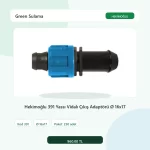 Hekimoğlu 391 Yassı Vidalı Çıkış Adaptörü Ø 16x17 - 250 Adet Paket gerçek katalog ürün görseli