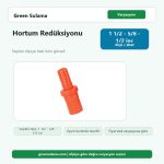 Üzümcü Hortum Redüksiyonu – 1 1/2” • 5/8” • 1/2” urun gorseli