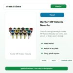 Hunter MP Rotator Nozullar Green Sulama ana ürün görseli
