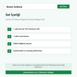 Hunter PCZ Basınç Regüleli Damlama Bölgesi Seti hazır set görseli