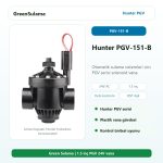 Hunter PGV-151-B 24V solenoid vana