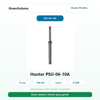 Hunter PS Ultra PSU-06-10A 15 cm 10A HE nozullu sprey spring ana ürün görseli