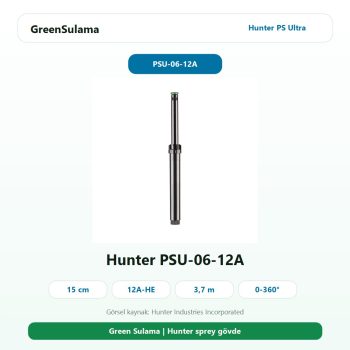 Hunter PS Ultra PSU-06-12A 15 cm 12A HE nozullu sprey spring ana ürün görseli