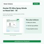 Hunter PS Ultra sprey gövde ve nozul seti hazır sulama seti görseli