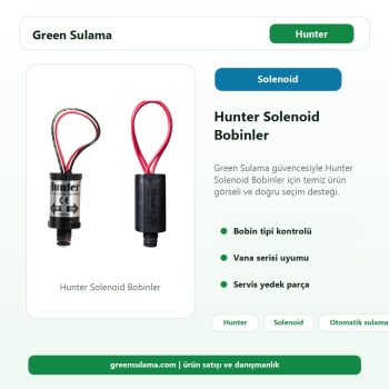 Hunter Solenoid Bobinler Green Sulama ana ürün görseli