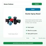 Hunter Sprey Nozul Green Sulama ana ürün görseli