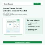 Hunter X-Core 4 istasyon solenoid vana seti hazır sulama seti görseli