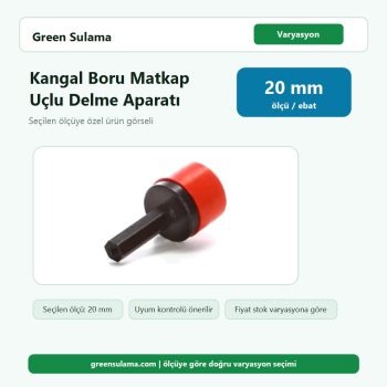 Hekimoğlu Kangal Boru Matkap Uçlu Delme Aparatı 20 Hekimoğlu Damlama Sulama Sistemleri ürün görseli