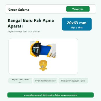 Senkron Kangal Boru Pah Açma Aparatı 20x63 Senkron Aksesuarlar ürün görseli