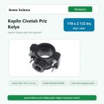 Senkron Kaplin Civatalı Priz Kolye 110×2 1 2” Senkron Boru Montaj Malzemesi ürün görseli