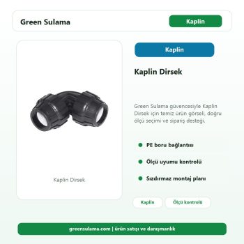 Kaplin Dirsek Green Sulama ana ürün görseli