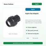 Kaplin Dişi Adaptör Green Sulama ana ürün görseli