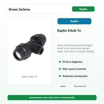 Kaplin Erkek Te Green Sulama ana ürün görseli