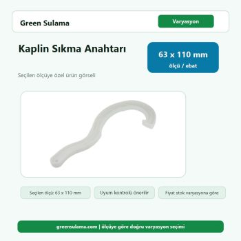 Poelsan Kaplin Sıkma Anahtarı 63 110 (2½" 5") Poelsan Aksesuarlar ürün görseli