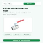 Kavram Metal Küresel Vana PN16 metal küresel vana ve tesisat bağlantı ürünü