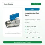 KAVRAM Mini Küresel Vana | 1/2″ & 3/4″ ana ürün görseli