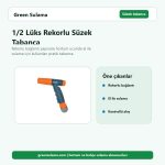 1/2 Lüks Rekorlu Süzek Tabanca hortum ve bahçe sulama aksesuarı