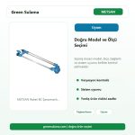 METSAN Roket 60 Şanzımanlı Yağmurlama Başlığı | 2½” Giriş, 25–45 m Menzil, 16–22 mm Nozul ana ürün görseli