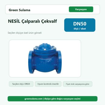 NESİL Çalparalı Çekvalf | DN50–DN200 | PN10–16 – DN50 urun gorseli