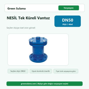 NESİL Tek Küreli Vantuz | DN50–DN200 | PN10–16 | Kinetik Hava Vanası – DN50 urun gorseli