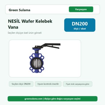 NESİL Wafer Tip Kelebek Vana | DN50–DN200 | PN16 – DN200 urun gorseli