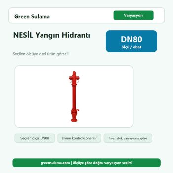 NESİL Yer Üstü Yangın Hidrantı | DN80–DN100 | PN16 – DN80 urun gorseli