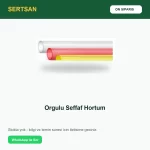 Sertsan Örgülü Şeffaf Hortum ön sipariş görseli