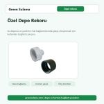 Özel Depo Rekoru hortum ve bahçe sulama aksesuarı