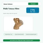 Sır Pislik Tutucu Filtre 2" Sır Pirinç Malzemeler ürün görseli