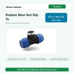 Poelsan Mavi Seri Kablin Dişi TE (Galvaniz Metal Yüzüklü) Poelsan Kaplin Ek Parçalar ürün görseli
