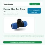 Poelsan Mavi Seri Kablin Erkek TE (Dişli Çıkışlı) 75 x 2 ½ Poelsan Kaplin Ek Parçalar ürün görseli
