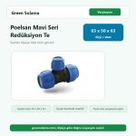 Poelsan Mavi Seri Kablin Redüksiyon TE (Düşürücü Te) 63 x Poelsan Kaplin Ek Parçalar ürün görseli
