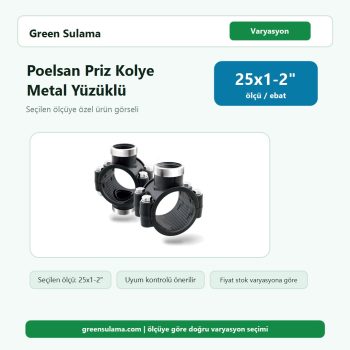 Poelsan Priz Kolye (Galvaniz Civatalı & Metal Yüzüklü) – 25×1/2″ urun gorseli