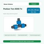 Poelsan Ters Kilitli Te 20x20x20 Poelsan Damlama Sulama Sistemleri ürün görseli