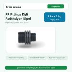 Poelsan PP Fittings Dişli Redüksiyon Nipel 2" x 1" Poelsan PP Fittings Dişli Malzemeler ürün görseli